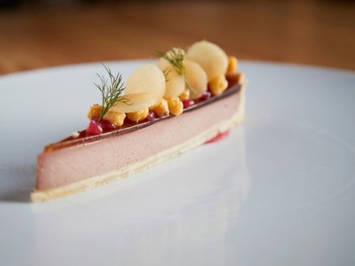 Silky Chicken Liver Parfait Tart