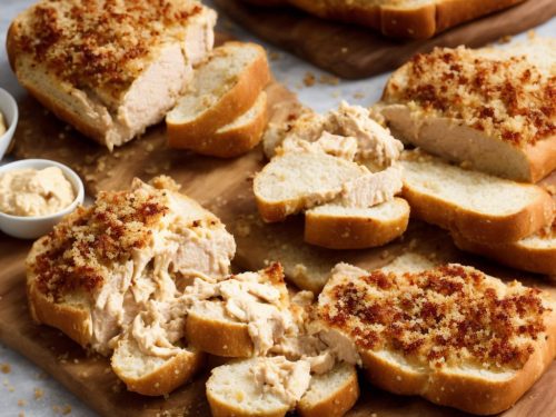 Simple Chicken Mayo with Parmesan and Bread Crumbs