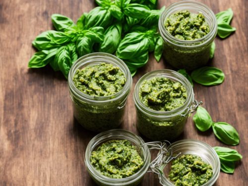 Simple Garlic and Basil Pesto Recipe