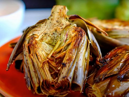 Simply Roasted Artichokes Recipe