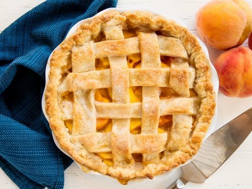 Single Crust Peach Pie