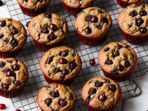 Skinny Chocolate & Cranberry Muffins