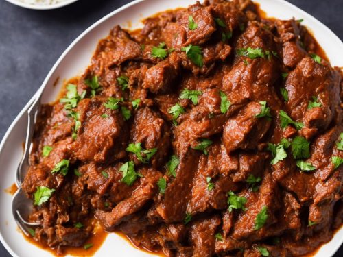 Slow-cooked harissa lamb