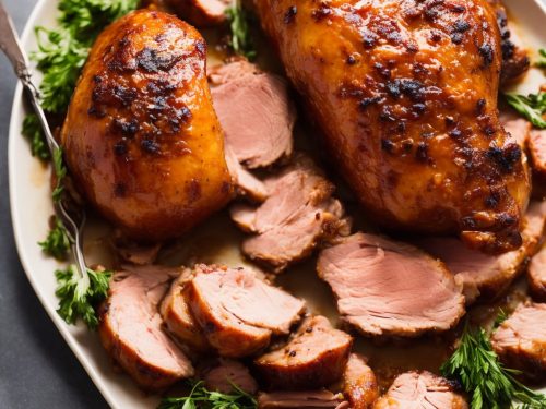 Slow-Cooked Honey-Glazed Ham