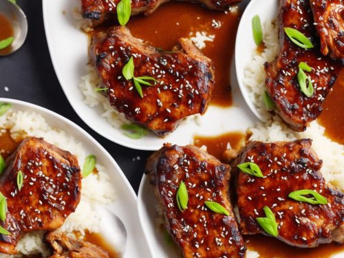 Slow-cooked Sticky Pork Chops