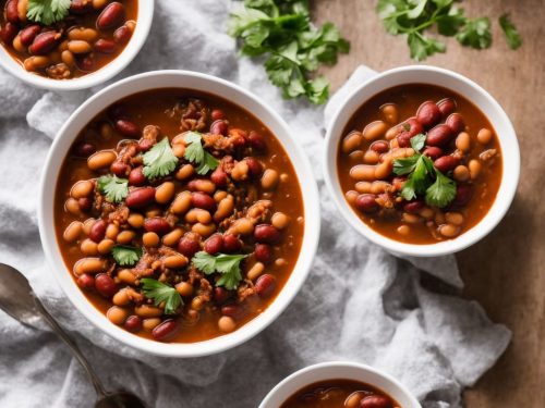 Slow Cooker 3-Bean Chili Recipe