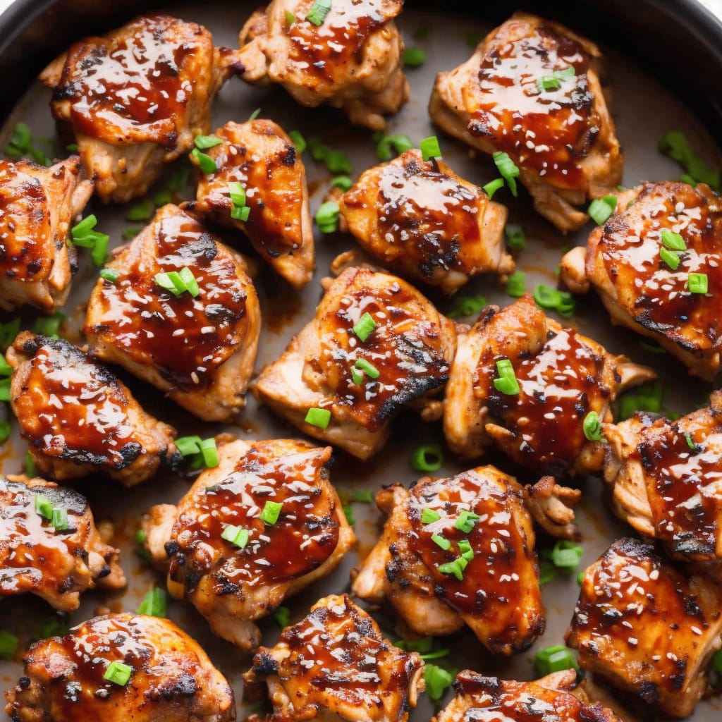 Slow Cooker BBQ Chicken Thighs