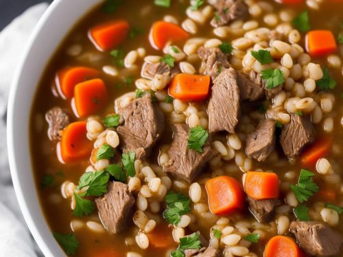 Slow Cooker Beef Barley Soup