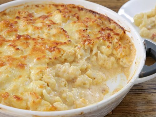 Slow Cooker Cheesy Cauliflower Casserole