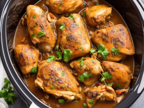 Slow Cooker Chicken Chasseur