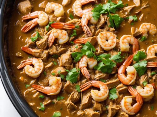 Slow Cooker Chicken Gumbo with Shrimp Recipe