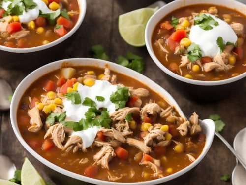 Slow Cooker Chicken Taco Soup