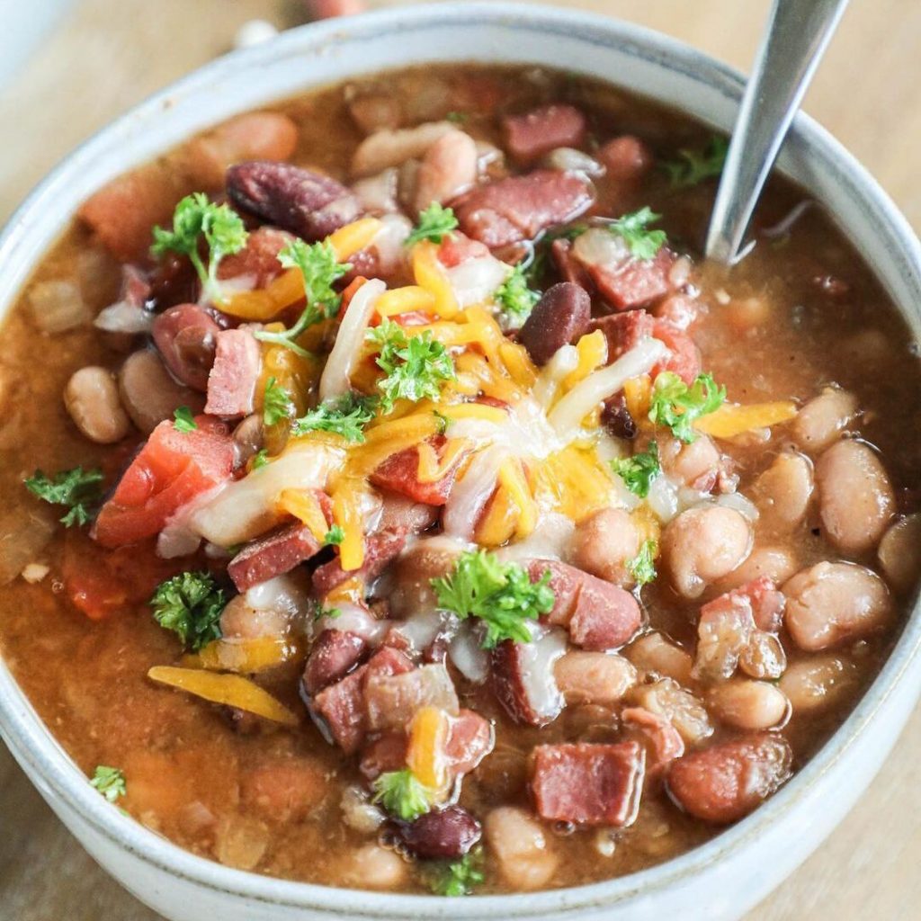 Slow Cooker Ham and Beans Recipe