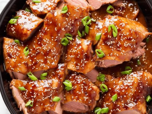 Slow Cooker Ham with Sticky Ginger Glaze