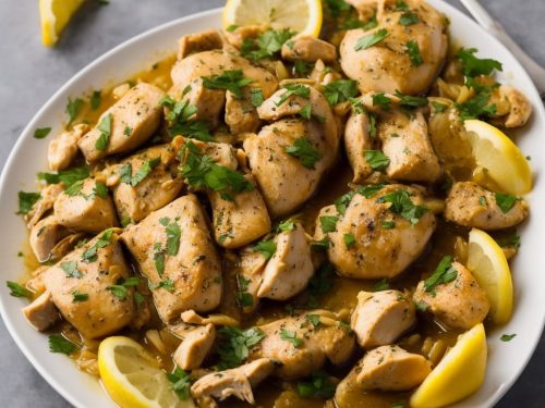 Slow Cooker Lemon Garlic Chicken