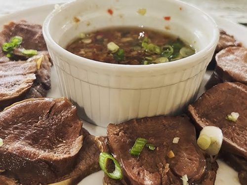 Slow Cooker Lengua (Beef Tongue)