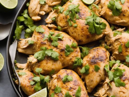 Slow Cooker Lime Cilantro Chicken Recipe