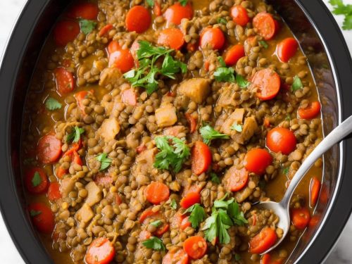 Slow Cooker Mediterranean Lentil Stew