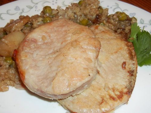 Slow Cooker Pork Chops and Rice Recipe