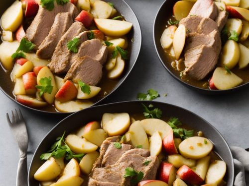 Slow Cooker Pork Fillet with Apples