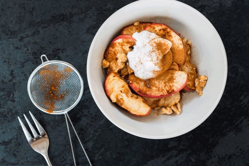 Slow Cooker Spiced Apples with Barley