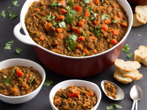 Slow Cooker Spiced Root & Lentil Casserole