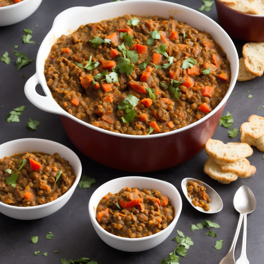 Slow Cooker Spiced Root & Lentil Casserole