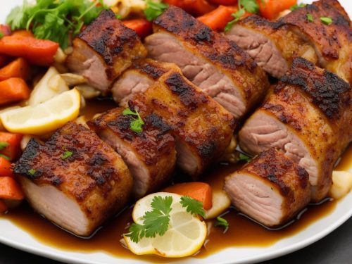 Slow-roast Rolled Pork Belly