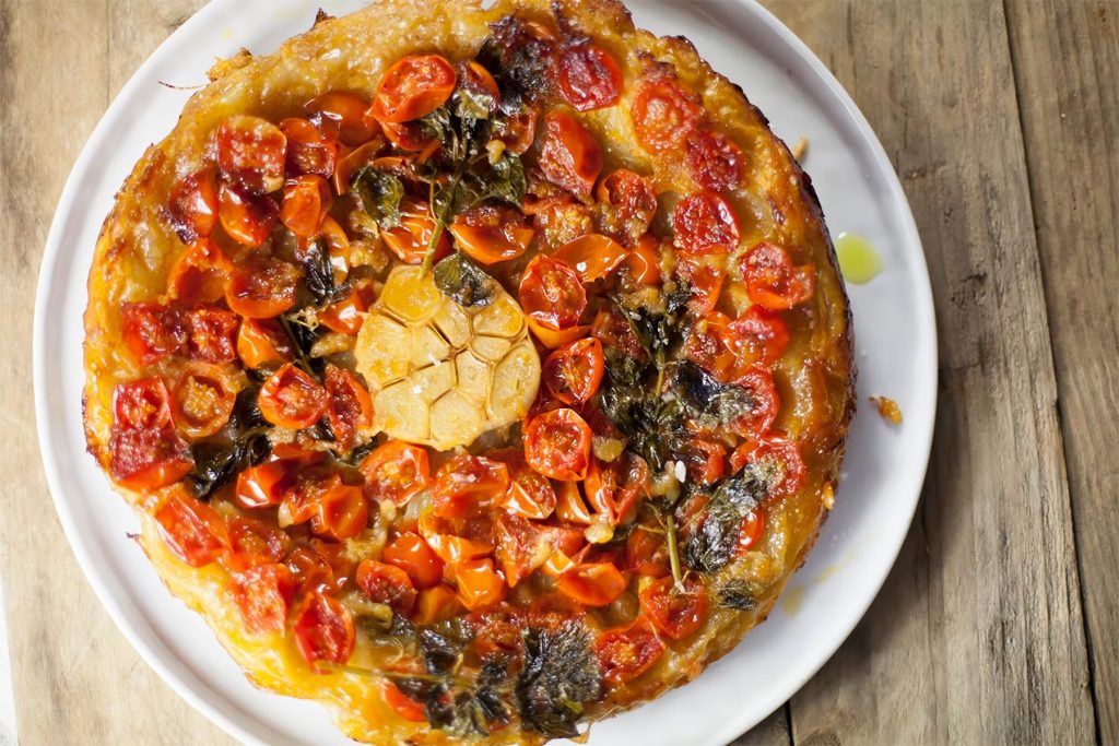 Slow-roast Tomato Tatin