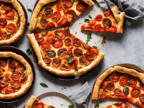 Slow-roasted tomato & gruyère tart