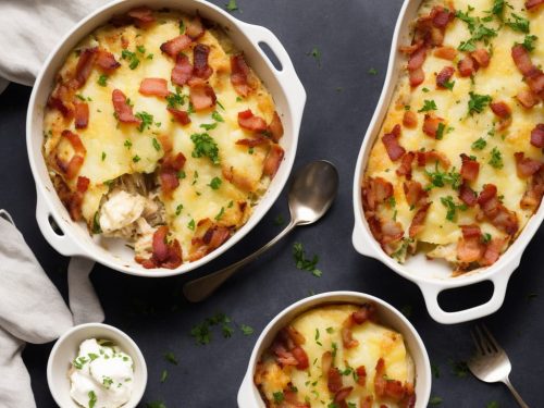 Smoked Haddock & Bacon Gratin