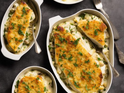 Smoked Haddock & Jerusalem Artichoke Gratin