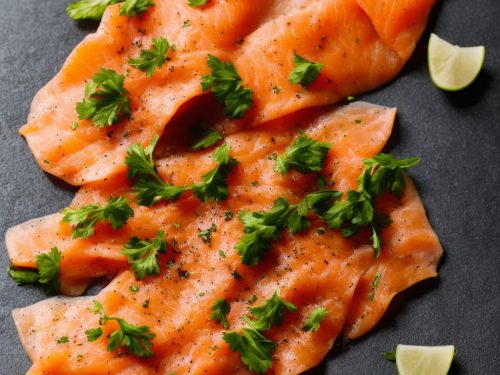 Smoked Salmon Carpaccio