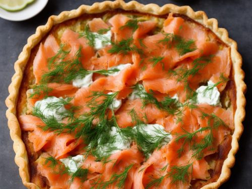 Smoked Salmon, Leek & Dill Tart