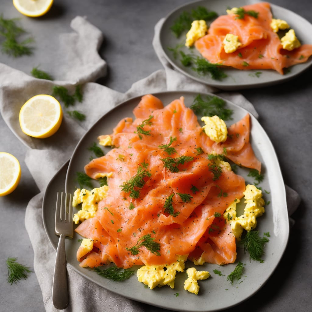 Smoked Salmon & Lemon Scrambled Eggs