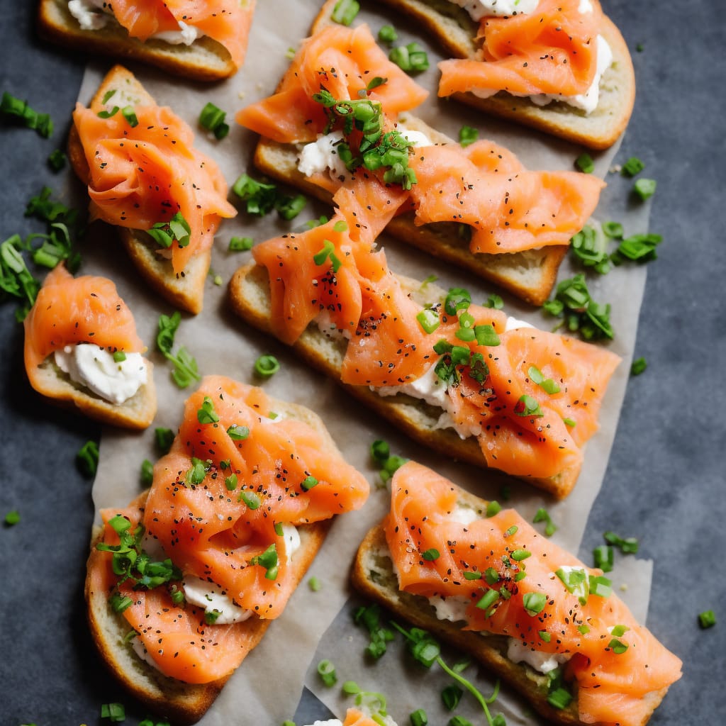 Smoked Salmon, Miso & Sesame Tartine