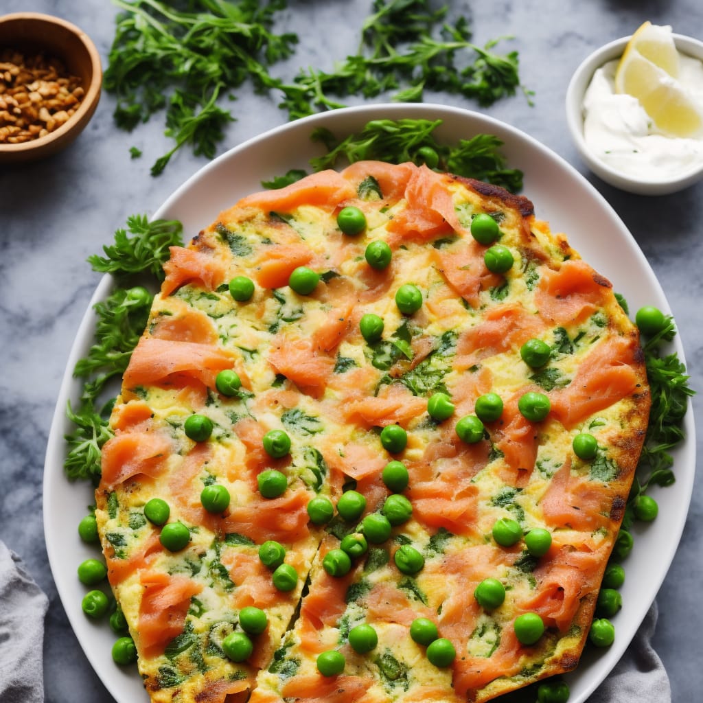 Smoked Salmon & Pea Frittata