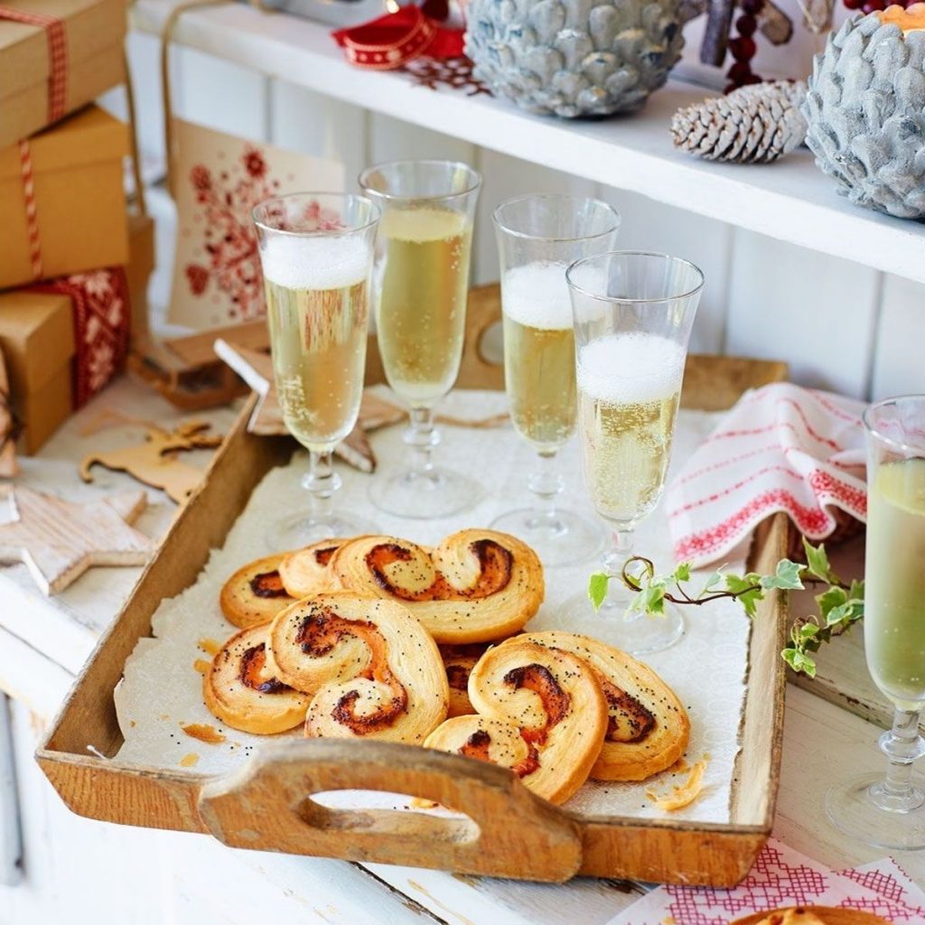 Smoked Salmon & Poppy Seed Palmiers