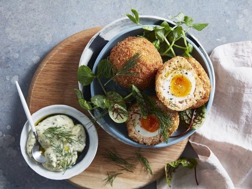 Smoked Salmon Scotch Eggs