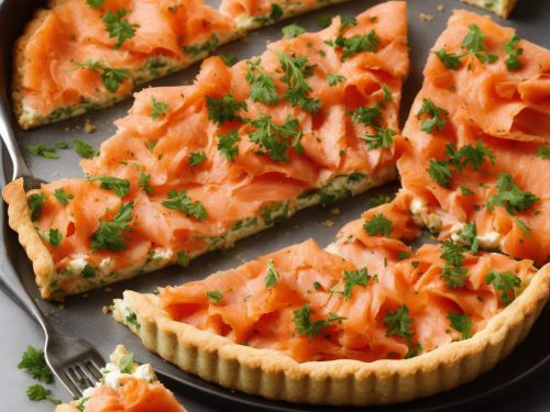 Smoked Salmon Soufflé Tart