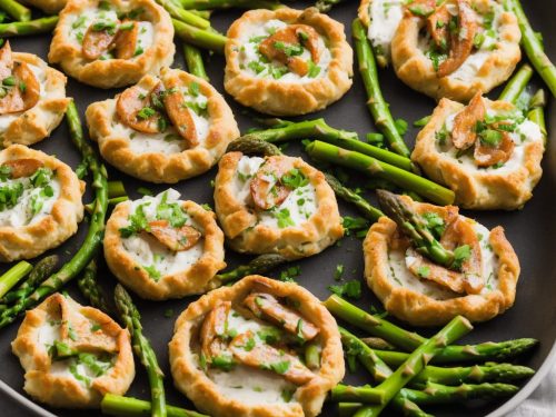 Smoked Trout, Horseradish & Asparagus Vol-au-vent filling