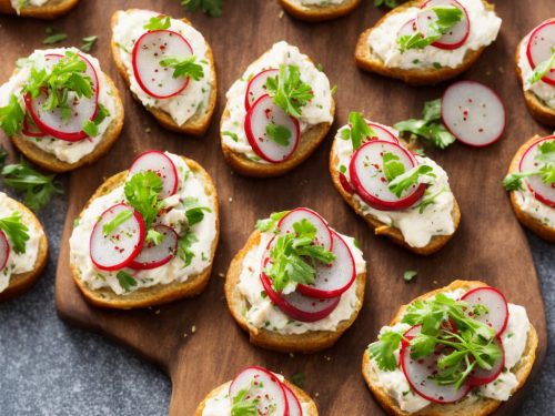 Smoked Trout & Radish Remoulade Tartines