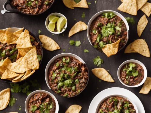 Smoky Aubergine Dip & Barbecued Poppadums