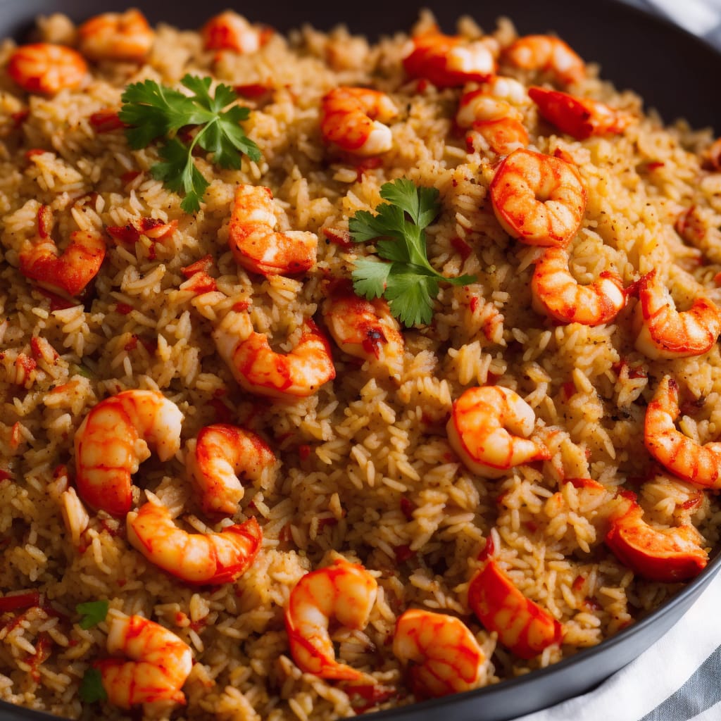 Smoky Paprika Seafood Rice