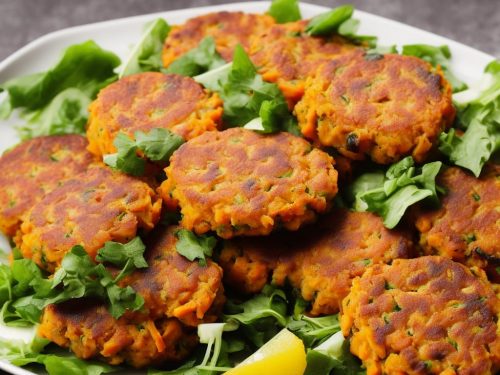 Smoky Sweet Potato & Bean Cakes with Citrus Salad