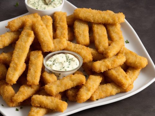 Sole Fish Fingers with Smoked Eel Tartare Sauce