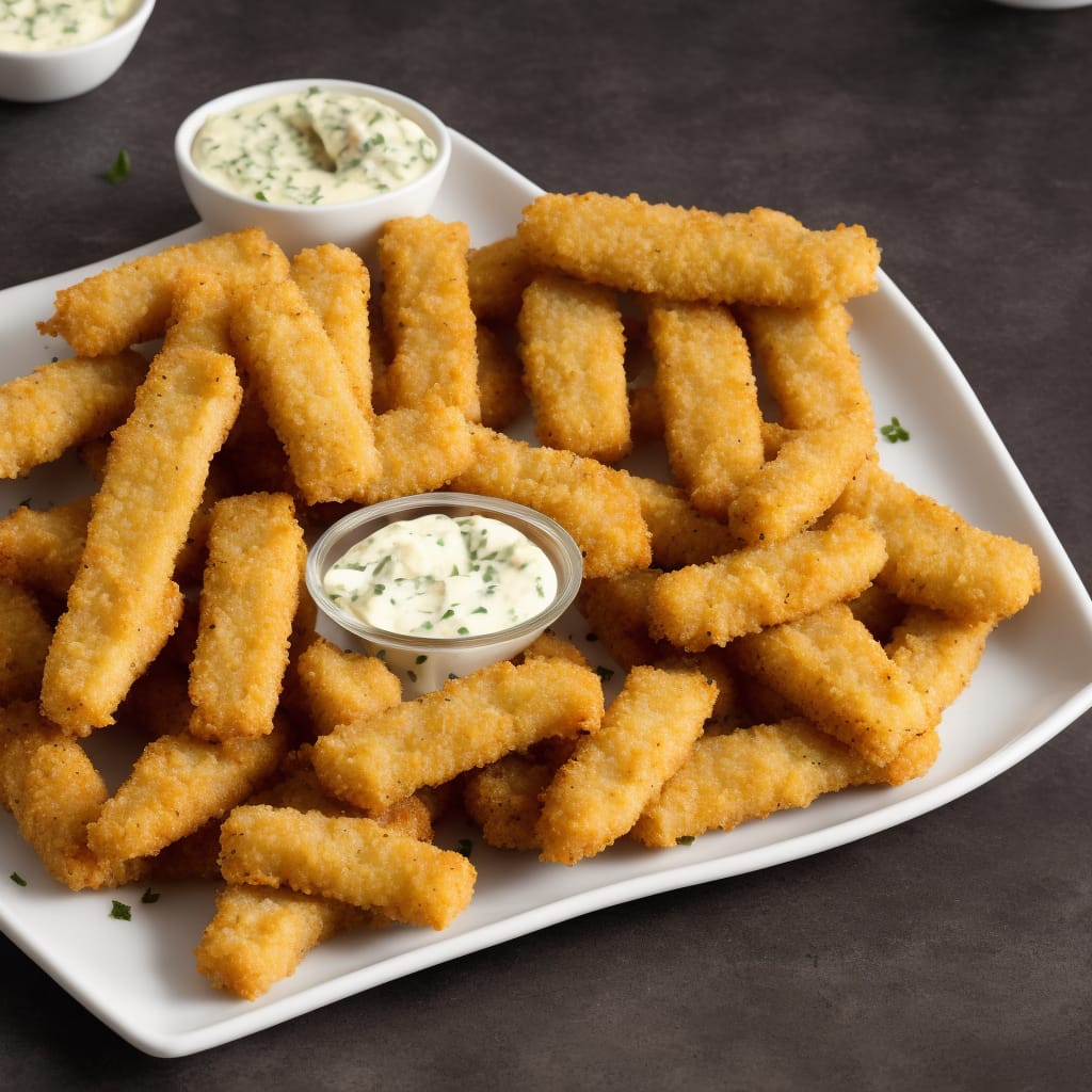 Sole Fish Fingers with Smoked Eel Tartare Sauce