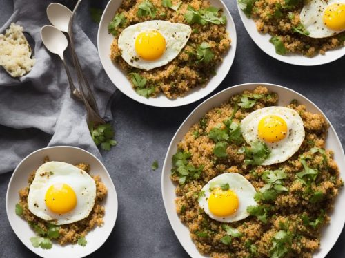 South American-style Quinoa with Fried Eggs