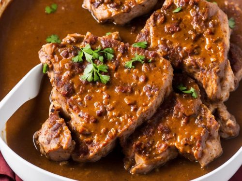 Southern Smothered Pork Chops in Brown Gravy