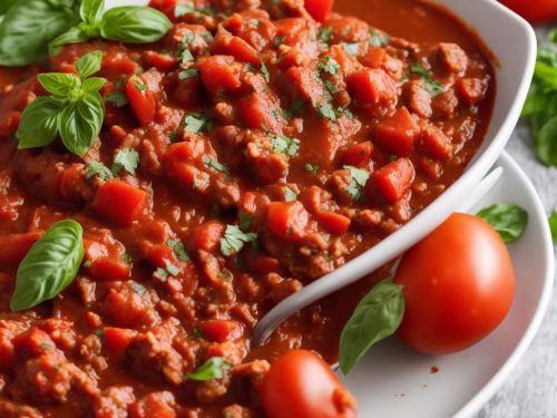 Spaghetti Sauce with Fresh Tomatoes